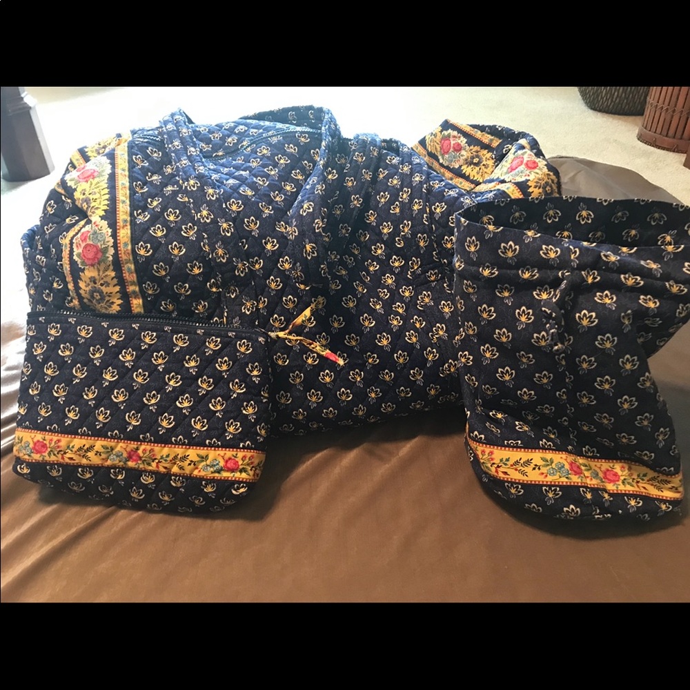 Vera Bradley Three Piece Travel Set *RARE/RETIRED*